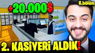 Sonunda 2. Kasi̇yeri̇ Aldik! Marketi̇ 20.000$ Büyüttük! Supermarket Simülatör #6