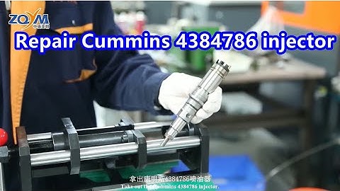 Cummins injector 4384786 disassembly and mesurement tools - ZQYM DIESEL SYSTEM