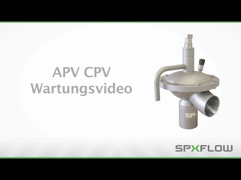 CPV Druckhalteventil - Wartungsvideo - APV