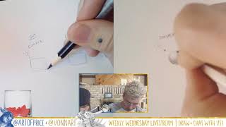 How to Draw Concave and Convex Objects with Pencil | Drawing Fundamentals LiveStream