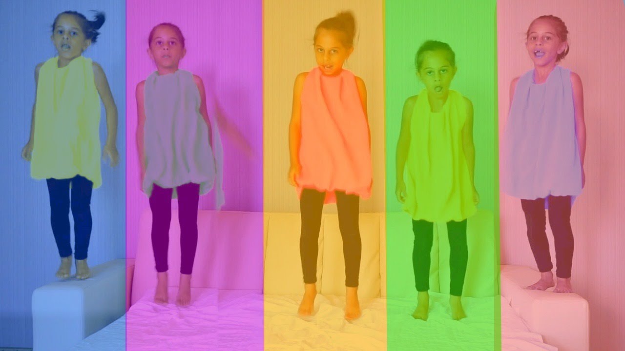 Five Little Monkeys Jumping Song I KLS Kid Songs and Nursery Rhymes