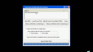 Sobolsoft com   How To Use Excel Import Multiple Web Sites Software