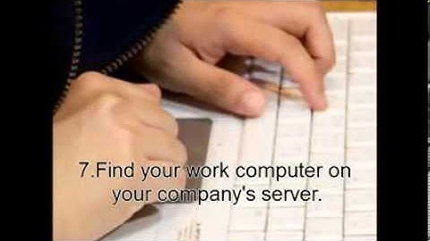 How to Access Your Work Computer from Home in 7 steps
