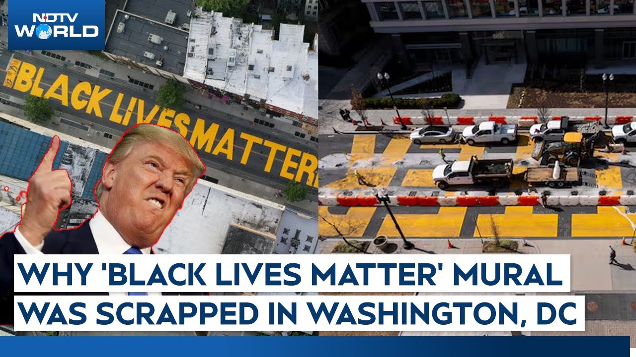 Trump News | Black Lives Matter Mural In Washington DC Scrapped Amid Trump's Pressure