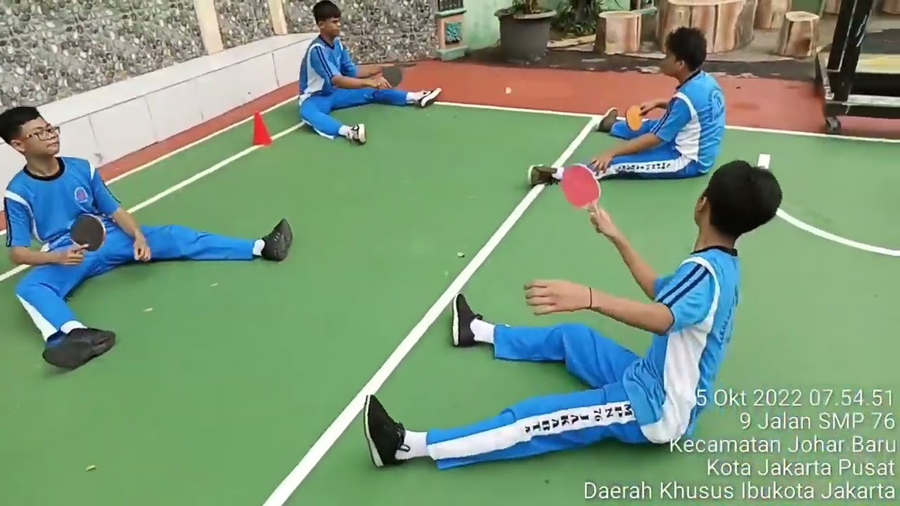 Pembelajaran Tenis Meja dengan Metode Permainan Variatif kelas 9 (SMPN 76 Jakarta)