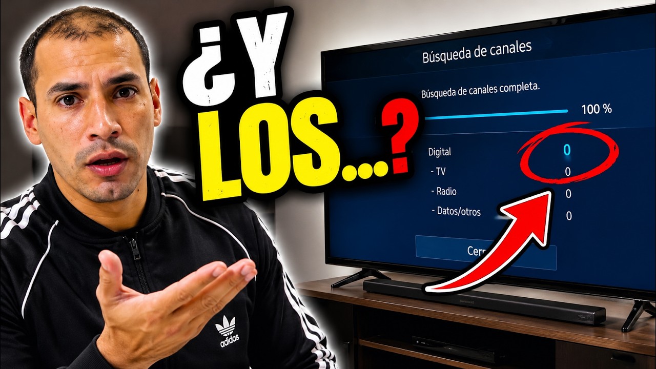 Cómo Sintonizar Todos los Canales TDT en Smart TV Samsung - YouTube