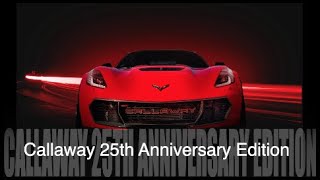 homepage tile video photo for Callaway Corvette 25th Anniversary Edition C7 Champion Edition celebrates 25 years of Racing