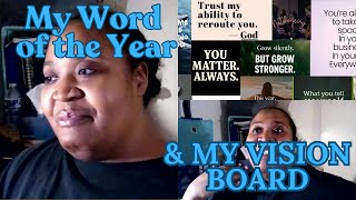 My Word of the Year | Making My Vision Board | Manifesting a Year of...