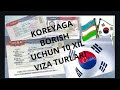 🇰🇷  Koreyaga borish uchun 10 xil VIZA turlari haqida