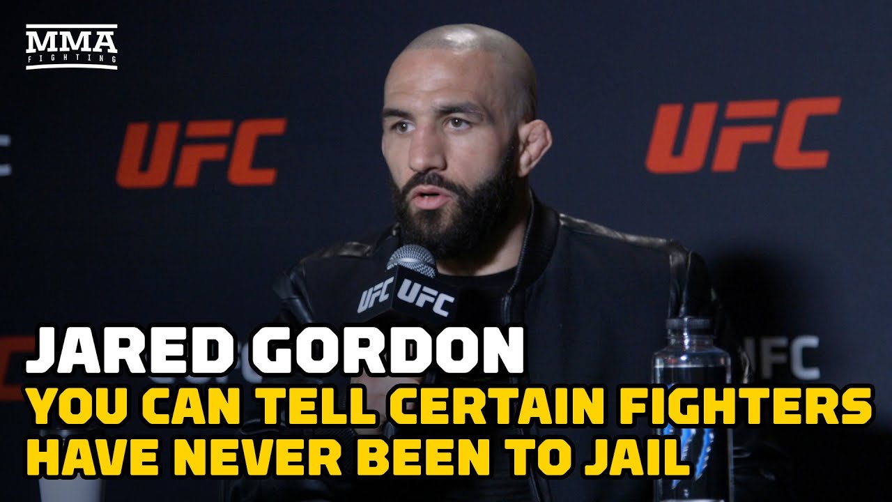 MMA Fighting on X: Jared Gordon: Some UFC fighters have never been to  jail, trash talk would get them 'really hurt' or 'maybe killed'  (@DamonMartin)   / X