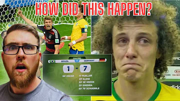 Brazil's Brutal Loss in the 2014 World Cup is Unbelievable | American Reacts | @Tifo