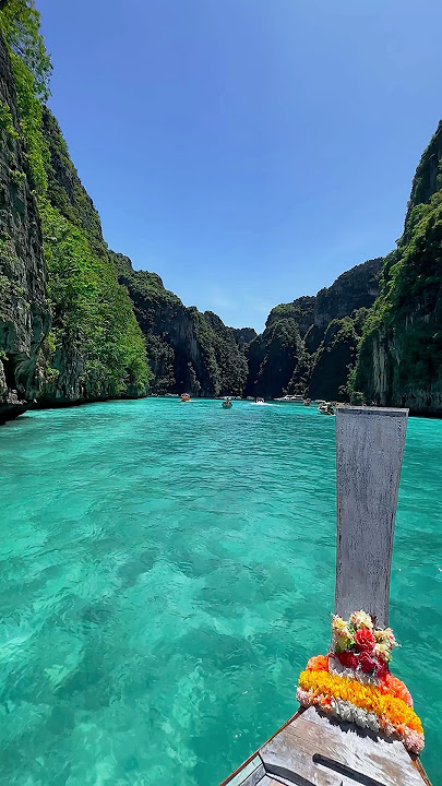 Pileh Lagoon - Phi Phi Island 🏝️ #thailand #vacation #travel #explore #nature #fyp #adventure