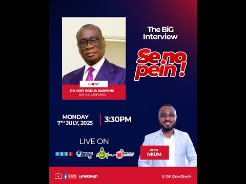 🔴 LIVE: Dr. K.K. Sarpong Opens Up on Leadership, Legacy & National Development | Se No Pein! 🔴 LIVE: Dr. K.K. Sarpong Opens Up on Leadership, Legacy & National Development | Se No Pein!