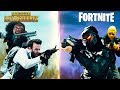 Реальная битва PUBG против FORTNITE