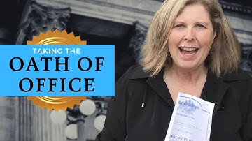 Taking the Oath of Office