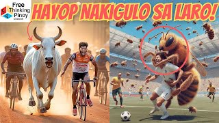 hayop NAKI-EPAL sa SPORTING EVENTS!! Funny Animals interrupting Games by Free Thinking Pinoy 147,660 views 1 month ago 9 minutes, 31 seconds