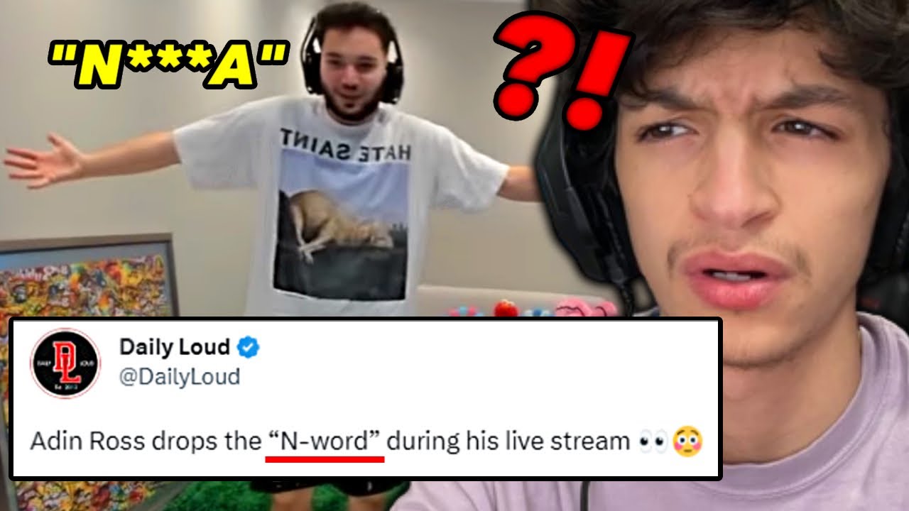 Adin Ross Said The N Word Live & Nobody Noticed.. - YouTube