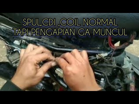 cara ngecek kendala kelikstrikan pengapian mio shoul atau mio sporty