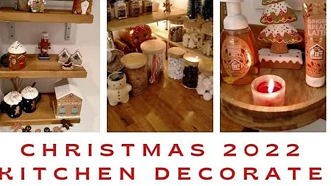 CHRISTMAS 2022 Decorate my kitchen With Me