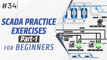 SCADA Practice Exercises Part-1 For Beginners | SCADA Tutorial in Hindi