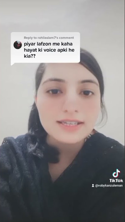 Pyar lafzon mein Kahan | Hayat | Murat | Voice of Hayat | Question by fan #tiktok #urdudubbing #Dora