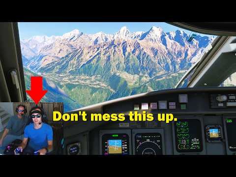 REAL Airline Pilot vs. Microsoft Flight Simulator! (Extreme Difficulty)