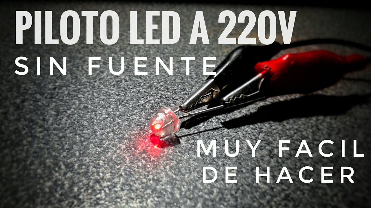 Como Conectar LEDs a 220V sin transformador 