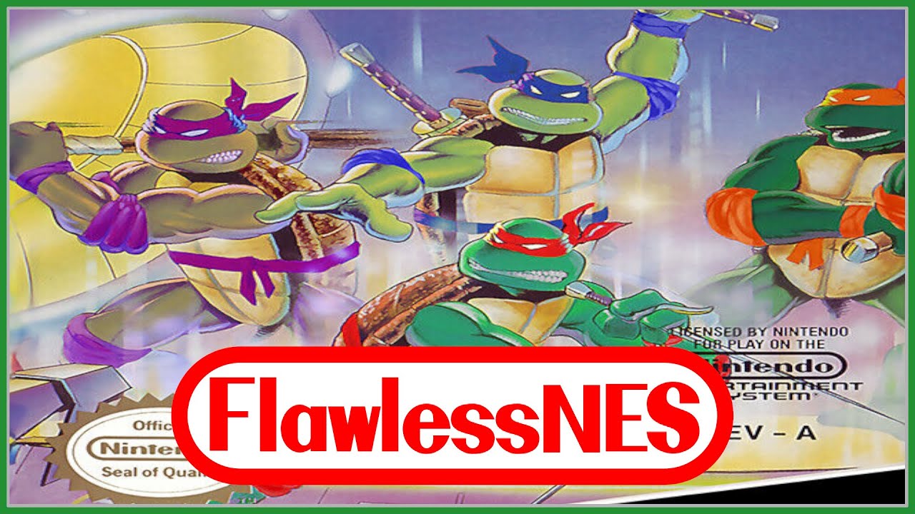 Teenage Mutant Ninja Turtles Flawless NES Playthrough [ No Hit / Damage / Death ]