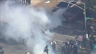 Feds use tear gas against crowd on Chicago's East Sidea