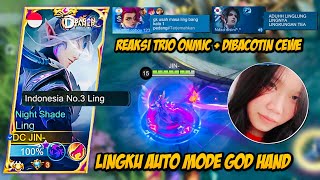 LING KU DI BACOTIN CEWE + TRIO OPEN MIC AKHIRNYA PADA KAGET WKWK ! MOBILE LEGENDS