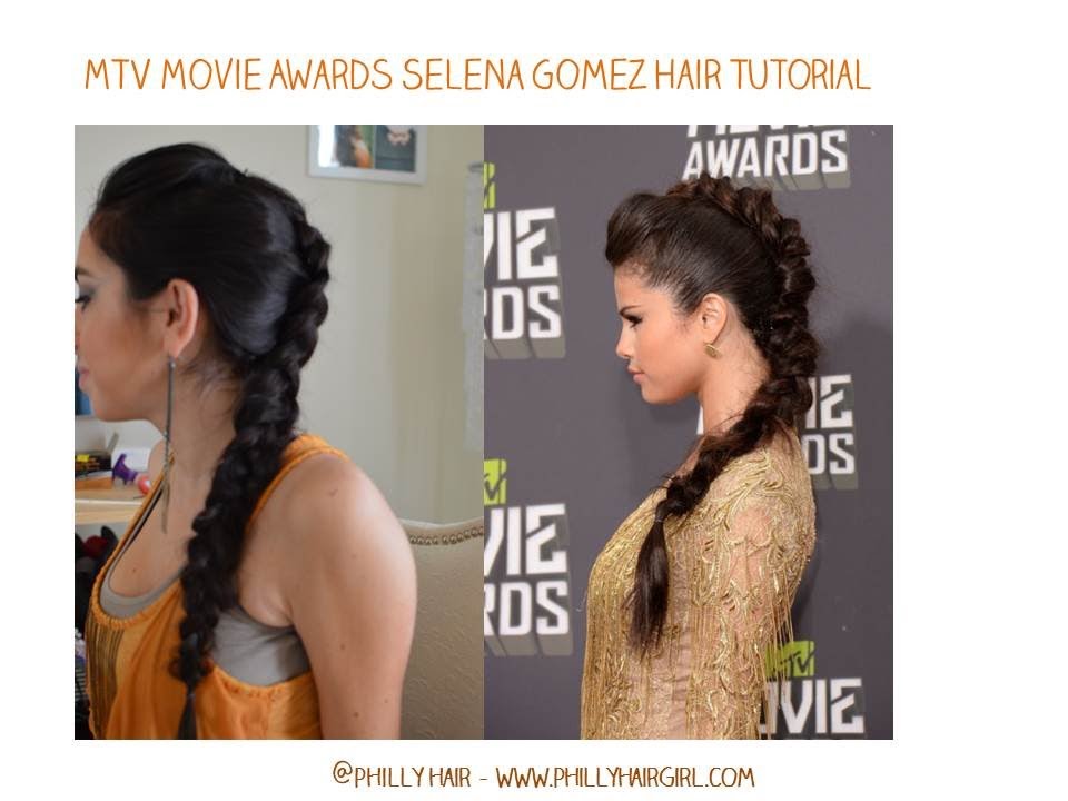 Selena Gomez inspired Side Ponytail - YouTube