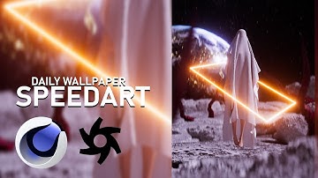 Ghost Moon render I Everyday/Daily render I Cinema4D and Octane render Speedart I Damongraphics