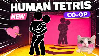 9-Min HUMAN TETRIS | Immersive Interactive Warm Up | CO-OP 2 Players | NEW PART screenshot 1