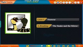 The Snake and the Mirror - Humour, Class 9 English | Smart Class screenshot 1