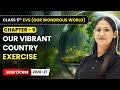 Our Vibrant Country - Exercise | Class 5th EVS (Our Wondrous World) | Chapter 5 | CBSE 2025-26