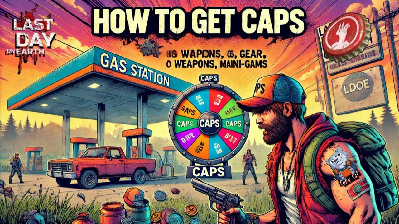 How to Get CAPS at the Gas Station | Last Day on Earth Survival Guide