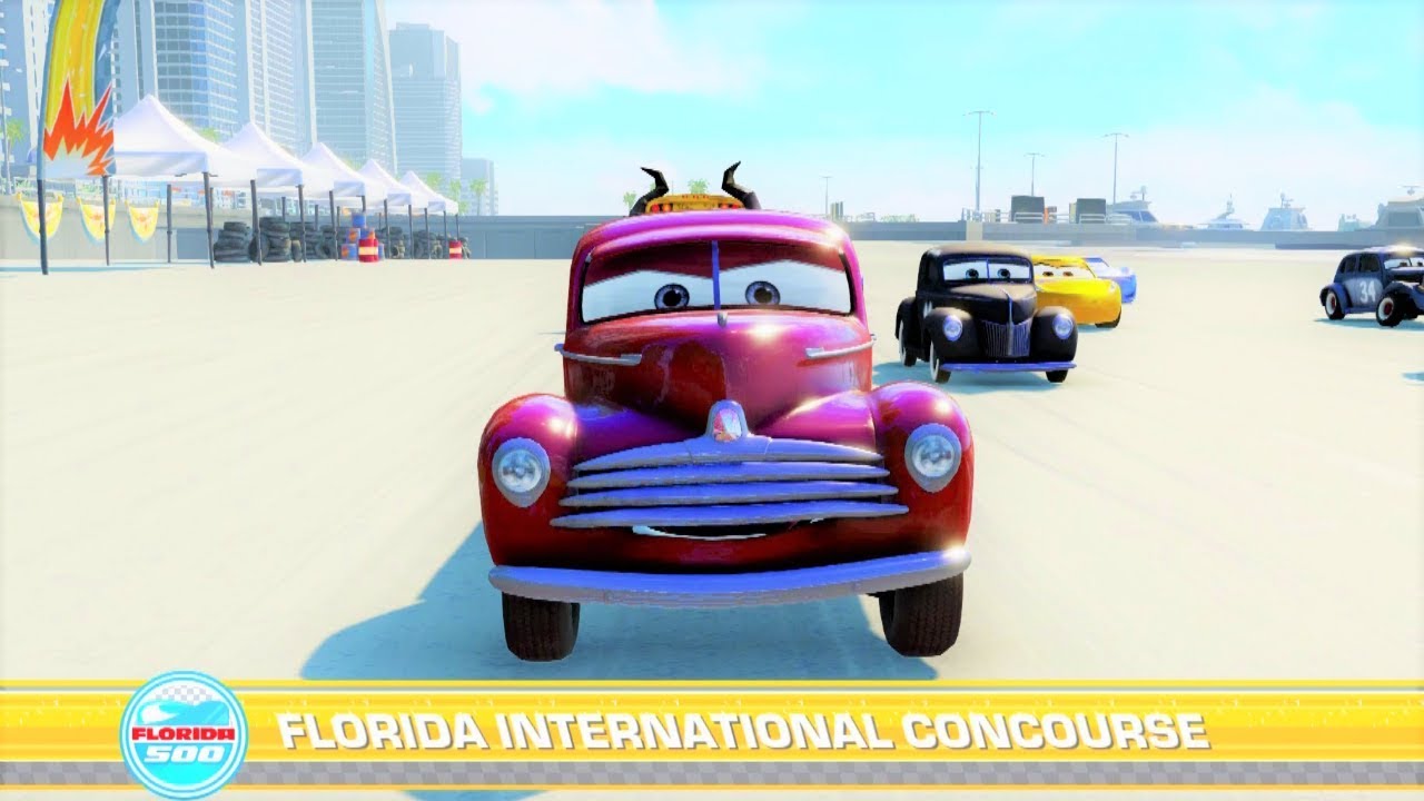 Cars 3: Driven to Win Battle Race - Florida International Concourse - Gameplay HD
