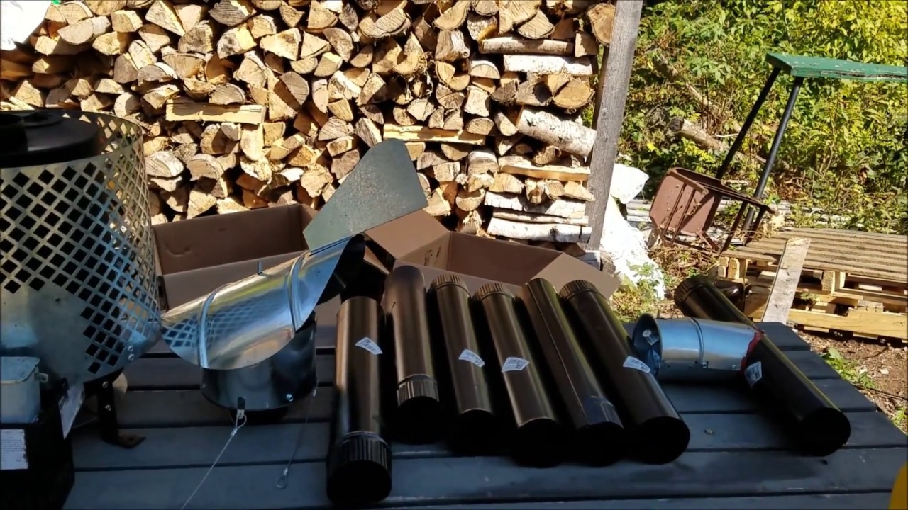 Installation of Trekker Diesel Stove Into Yurt - YouTube