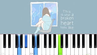 Miniatura del video "Marina Lin - this is what a broken heart feels like (Piano tutorial)"