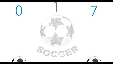 Facebook Messenger Hidden Football/Soccer Game