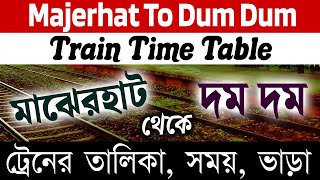 Majerhat To Dum Dum Junction Station Local Train Time Table screenshot 5