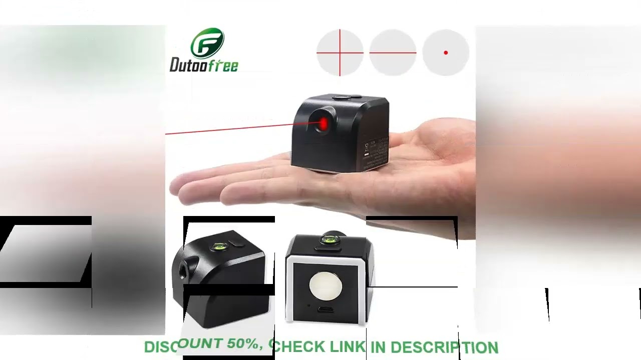 USB Charging Mini Laser Level Red/Green Light Portable Laser Cross Infrared Positioner Horizontal Ve