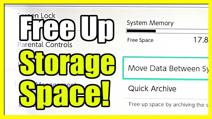 How to Free Up Storage Space on Nintendo Switch (Delete Games)