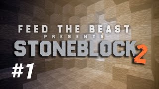 Minecraft StoneBlock 2 / Bölüm 1 / Herşeyi Taştan Yapıyoruz?!