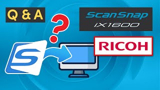 ScanSnap iX1600 Q A - Install Scan Location on Computer