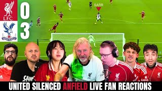 Liverpool Fans DEPRESSED 😬 Reactions to Liverpool 0-3 Crystal Palace | Carabao Cup Fan Reactions
