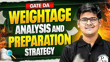 GATE DA Exam | Topic Wise Weightage Analysis & Preparation Strategy