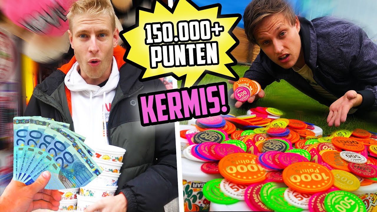 €100 COIN PUSHER OP DE KERMIS
