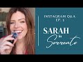 Sarah in Sorrento- Ep. 1- Instagram Q&A 🇮🇹/🇺🇸
