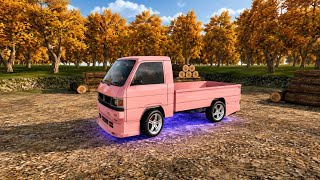 Pink Mini Truck Gameplay 🚚 | Driving mini truck Simulator game play. screenshot 4
